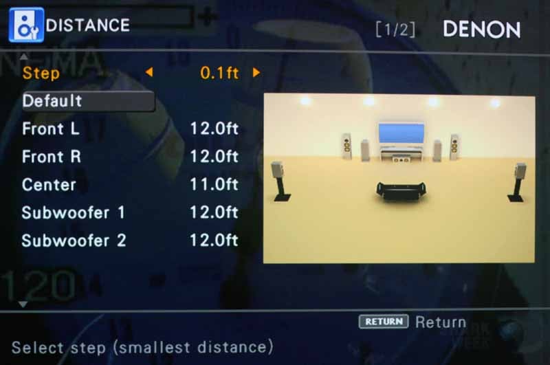 Denon AVR5308CI Installation and Setup Menu Audioholics