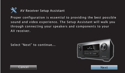 Denon AVR-X4000 Setup Assistant