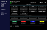 Denon AVR-X4000 Web Control-Main Zone