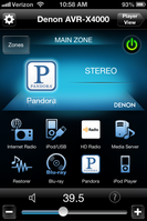 Denon Mobile App Main Zone