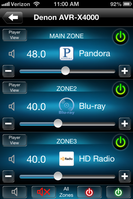 Denon Mobile App Multi-Zone