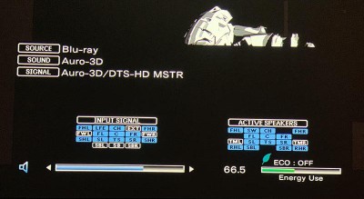 Auro-3D upmixed to 13.2 on the Denon X8500H