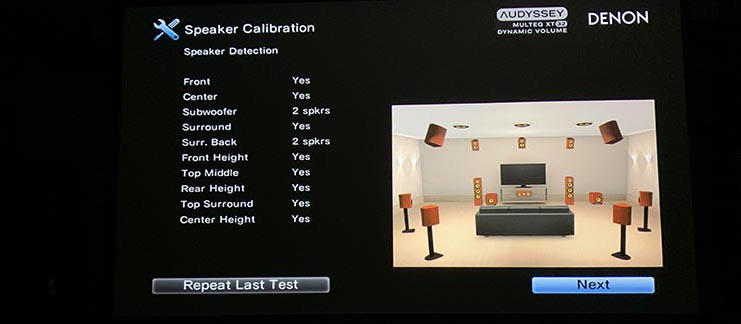 denon speaker calibration
