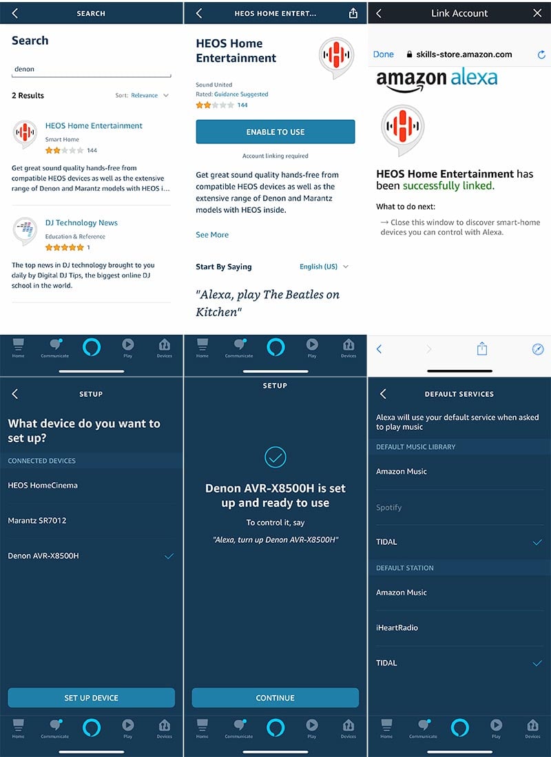 denon google play music