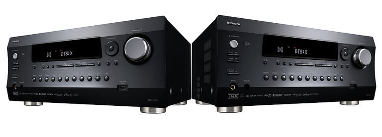 Integra DRX-R1.1 and DRC-R1.1 11.2-Channel Atmos AV Receiver and Processor
