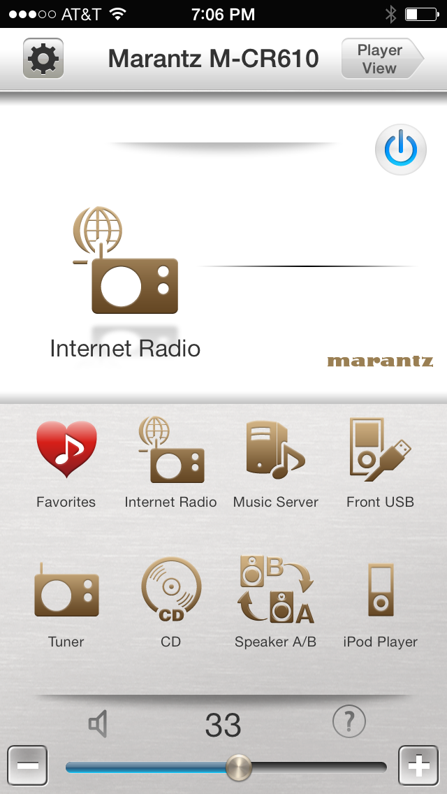 Marantz M CR Wireless Network CD Receiver Review   Audioholics