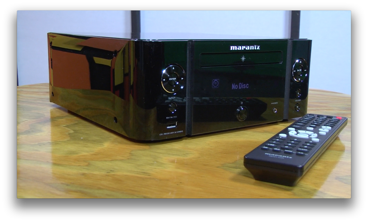 Marantz M-CR610 Wireless Network CD Receiver Review | Audioholics