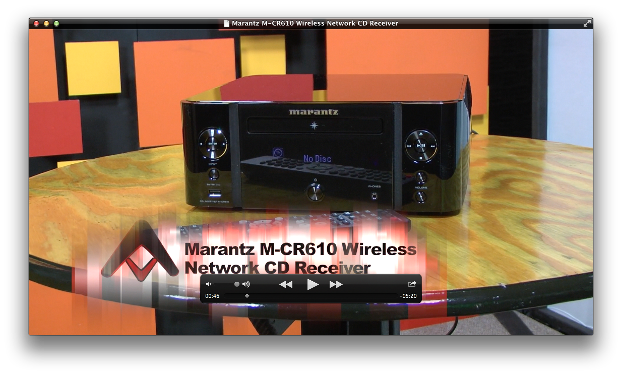 Marantz M-CR610 Wireless Network CD Receiver Review | Audioholics