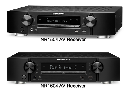 Marantz NR1504 NR1604 Slim AV Receivers Preview