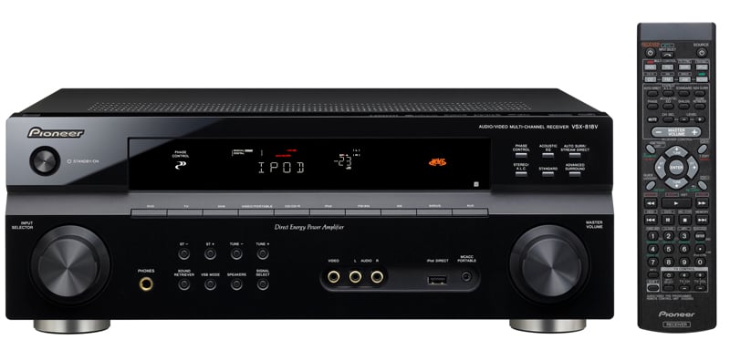 Pioneer VSX-818V 5.1 Channel A/V Receiver Review | Audioholics