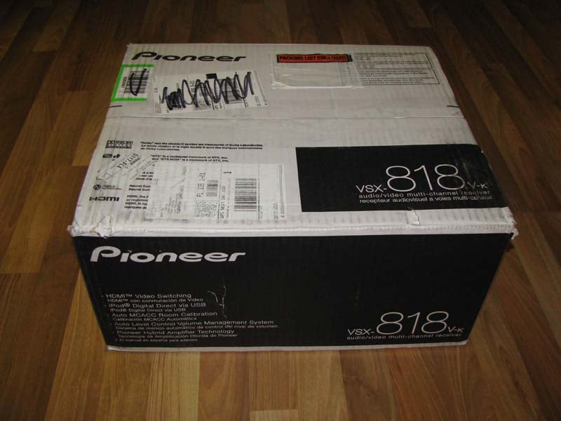 Pioneer VSX-818V 5.1 Channel A/V Receiver Review | Audioholics