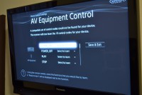 AV Equipment Control Screen Shot