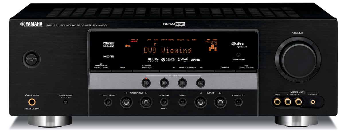 Yamaha RX-V463 5.1 AV Receiver Preview | Audioholics