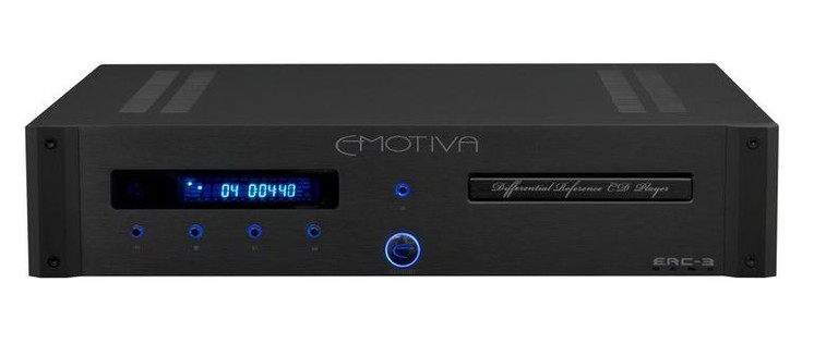 Emotivas latest source component, the ERC-3 CD Player