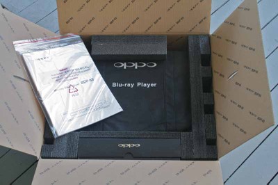 unboxing the player