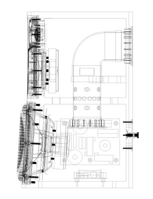 1610 Bookshelf X ray Side view