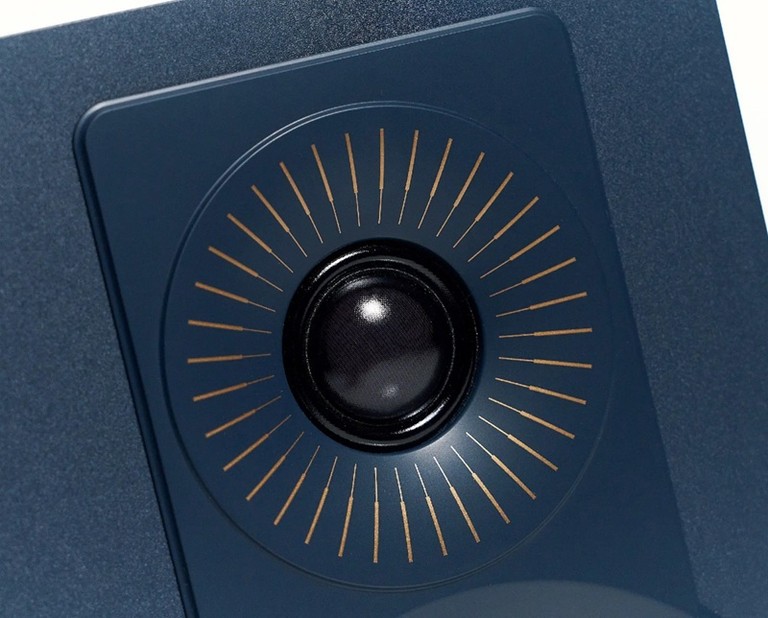 KUPID blue tweeter close up