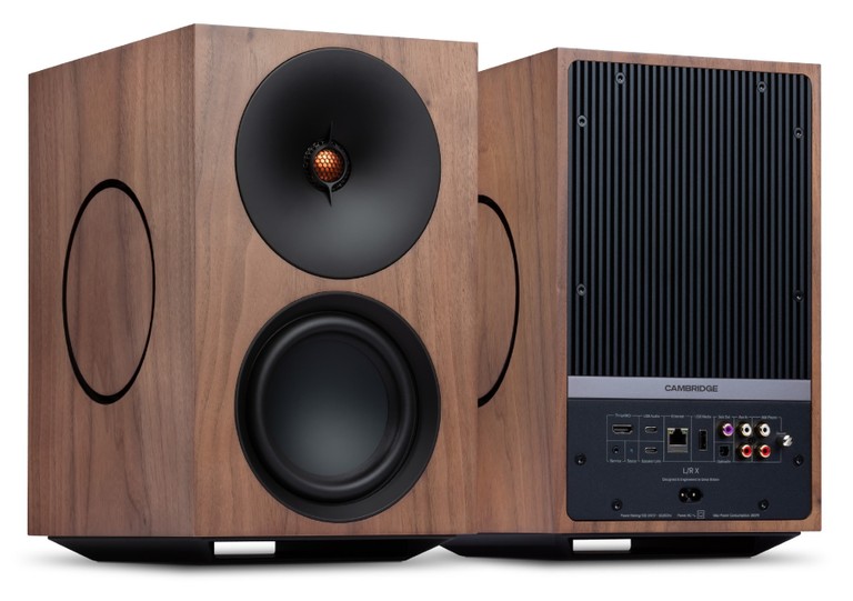 Cambridge_Speakers_LRX Walnut front and back