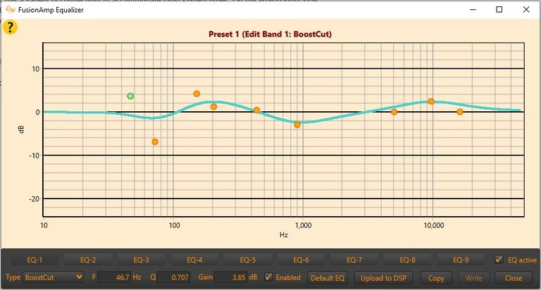 SBS EQ screen