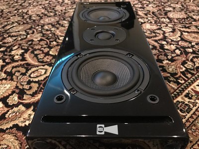 The RSL CG23 is an MTM speaker with the Compression Guide