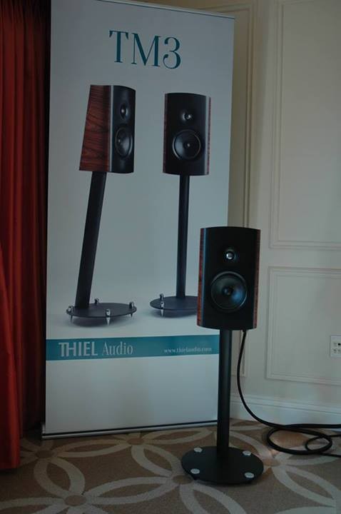 The Thiel TM3 bookshelf speaker at CES 2014.