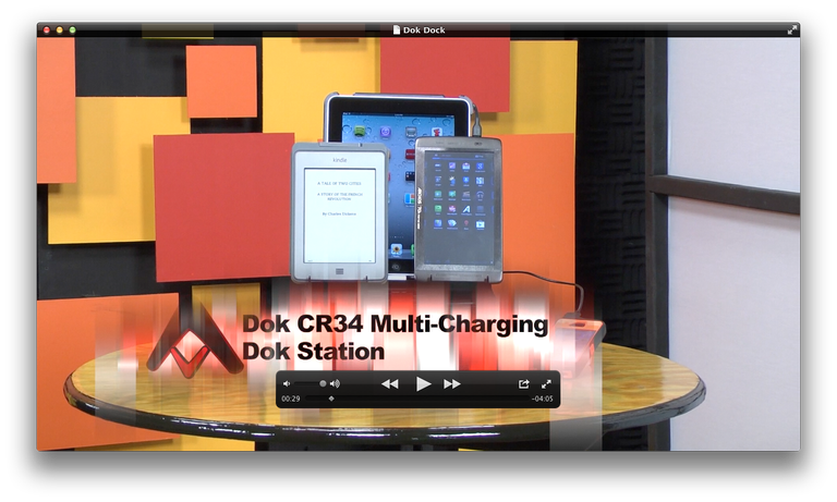 Dok CR34 Multi-Charging Dok Station Video