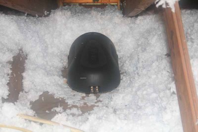 attic view ceiling speaker