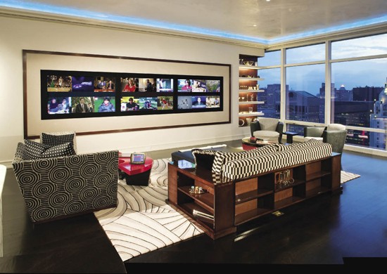 NYC High-Rise Eyes 18-Source Video Wall