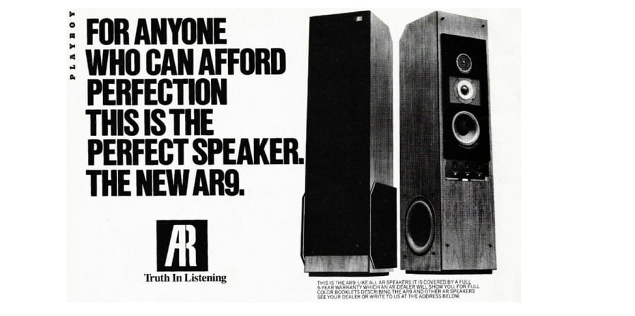 Natte sneeuw Geliefde Beraadslagen Revisiting the Acoustic Research AR9 4-Way Legendary Loudspeaker |  Audioholics
