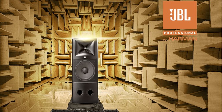 JBL M2 Speaker in Anechoic Chamber