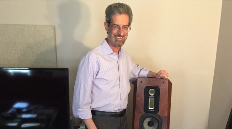 Steve Feinstein w Legacy Audio Signature III Speakers