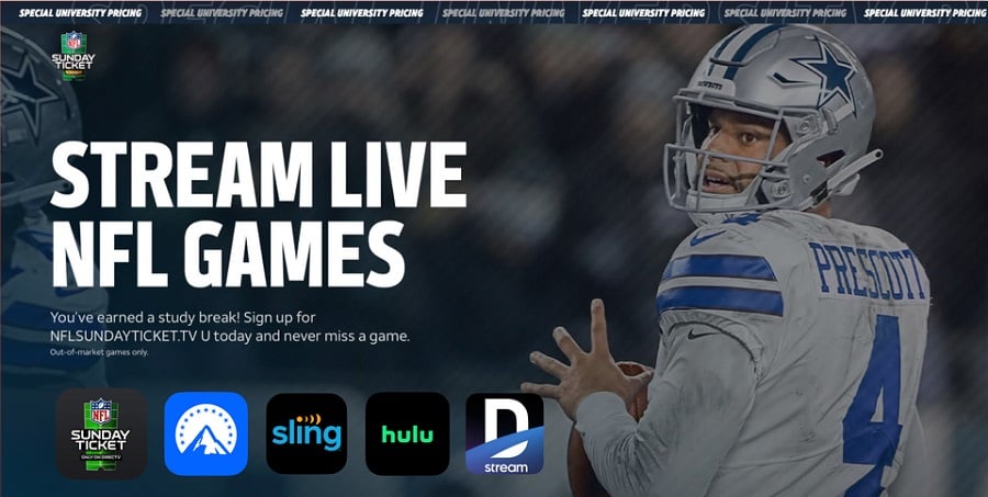 nfl sunday ticket hulu cost