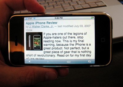 Apple iPhone Review