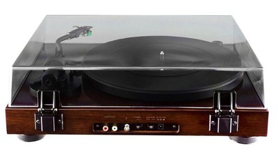 Fluance Turntable Back View conn
