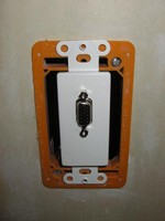 RapidRun VGA wall plate