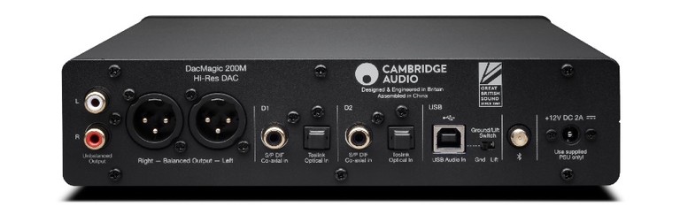 Cambridge DacMagic200M Black rear