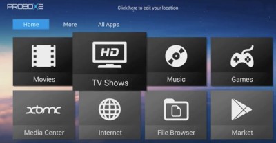 probox2 user interface