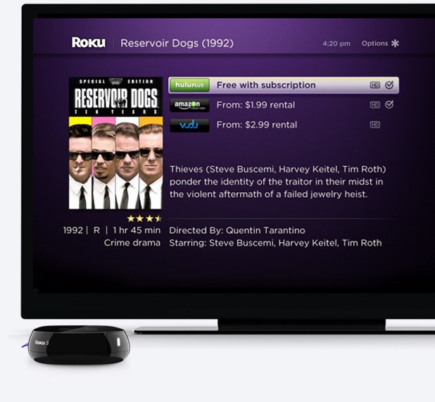 Roku 3 Streaming Media Player