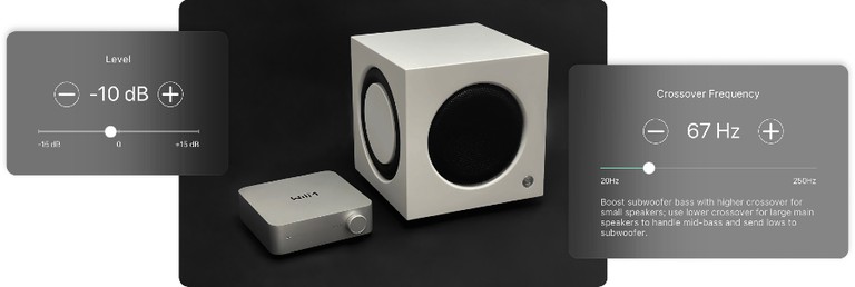 WiiM Amp bass management