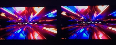 Vizio Quantum and HDR OLED side by side