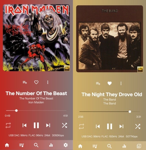 Iron Maiden & The Band in Hi-Res