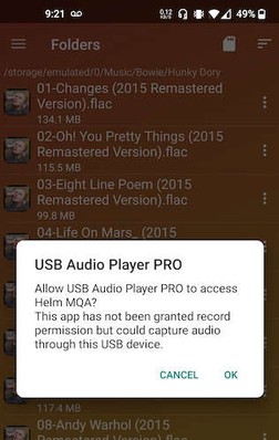 USB Audio Player Pro DAC
