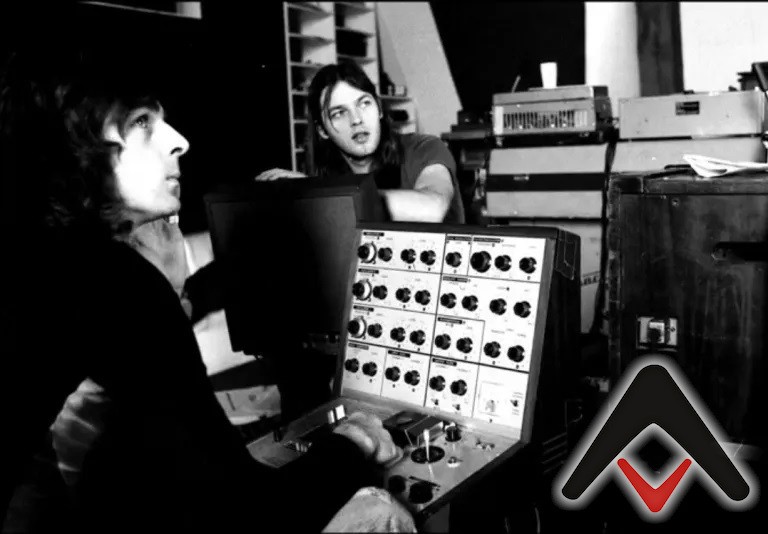 David Gilmour and Richard Wright keyboards   