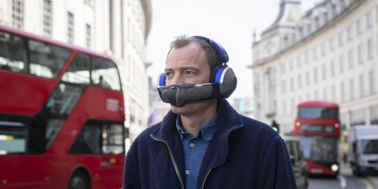 Dyson’s Bizarre Noise Cancelling Air-Purifying Headphones!