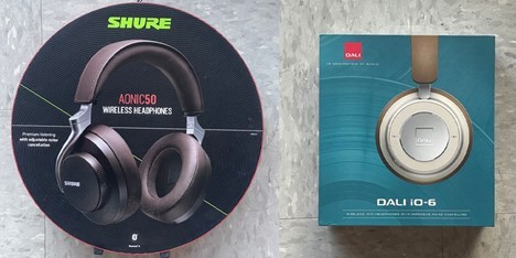 Noise Cancelling Headphones Comparison: DALI IO-6 vs Shure Aonic 50