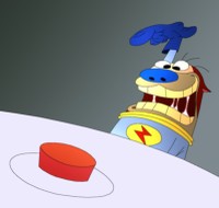 Stimpy Push Red Button
