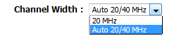 wireless channel width