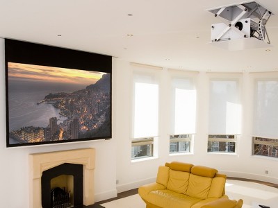 Projector Lift and motorized screen
