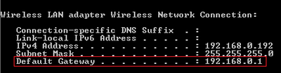 Router IP Address