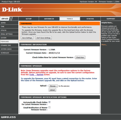 Update Router Firmware